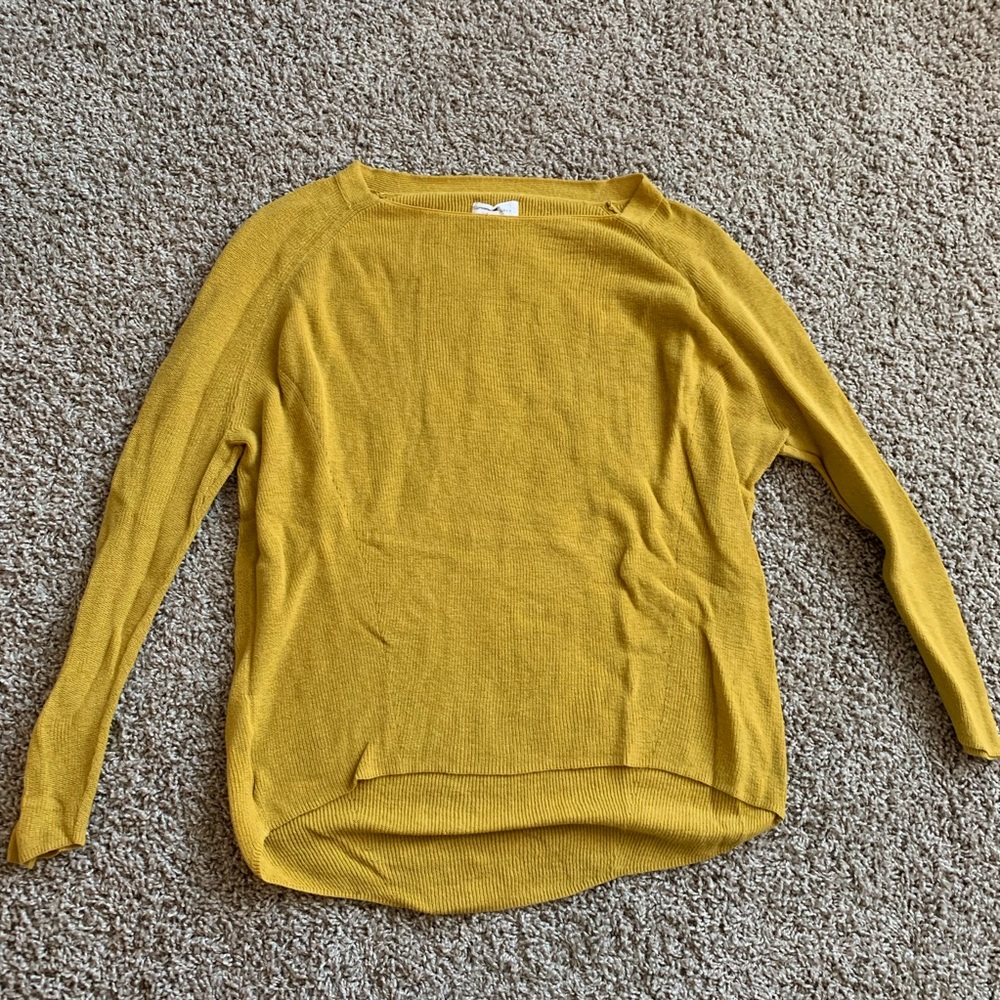 Lou & Grey Mustard Sweater